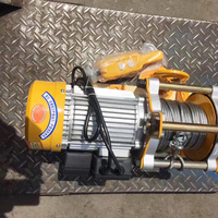 500kg Treuil électrique de moteur de poulie de treuil de construction avec coque en aluminium Treuil électrique de 220 volts Ferme avicole de 1 tonne