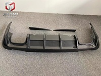 Jupes latérales et lèvre arrière Challenger en fibre de carbone, accessoires modifiés haut de gamme pour améliorer l'aérodynamique et l'aspect extérieur du véhicule