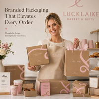 Cajas de Embalaje de Cartón Plegables Biodegradables Personalizadas de Alta Calidad para Pasteles, Galletas, Bizcochos y Donuts con Logotipo