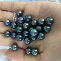 Perle d'eau douce ronde naturelle de 9-10 mm, perle Edison, perle en vrac pour la fabrication de bijoux