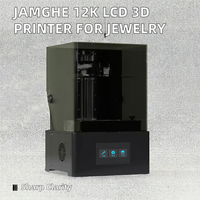 Jamhe Printer 3D cerdas monokrom LCD 12K 14K 10.1 inci untuk perhiasan Dental Curing dengan Resin UV produk kategori Printer 3D