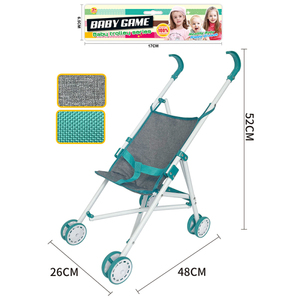 Poussette de poupée 20mm Deluxe Poussette bébé grande taille avec poignée réglable un sac à bandoulière 2 1 <span class=keywords><strong>Landau</strong></span> - Product Image 3