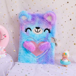 Diario de Regalo de Navidad para Niños, Cuaderno con Diseño de Oso Adorable, 160 Páginas Rayadas, para Niñas de 6 a 8 Años, Diario Secreto con Candado - Product Image 5