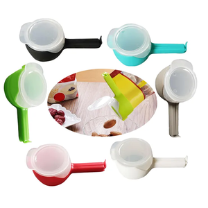 Clip de scellage alimentaire multifonctionnel réglable en plastique pour thé sans humidité Clip de sac à collation étanche avec buse de décharge - Product Image 6