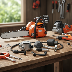 Stihl Chainsaw Carburetor Ignition Coil <b>Spark</b> <b>Plug</b> Fuel Line Filter Kit For Ms361 Ms341 - Product Image 2