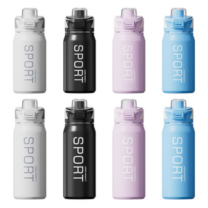 Sports Water Bottle 316 Stainless Steel <b>Large</b> Capacity Insulated With Handle For Hiking Travel - Product Image 2