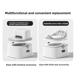 <span class=keywords><strong>Toilette</strong></span> pour bébé trois-en-un pour garçons et filles avec repose-pieds et <span class=keywords><strong>pot</strong></span> de <span class=keywords><strong>toilette</strong></span> - Product Image 4
