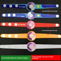 Bracelets en silicone ajustables sensibles aux UV pour accessoires de sport en plein air YZD BJ005 Style sportif