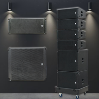 Altavoz Line Array para Exteriores LS3 de Alta Calidad con 3 Años de Garantía, 8 Ohmios, Pasivo, Impermeable, Carcasa de Madera, Serie KSL