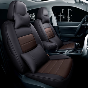 Accessori Auto <span class=keywords><strong>Coprisedili</strong></span> Universali di Lusso in Pelle Integrale Misura Comune per <span class=keywords><strong>Peugeot</strong></span> 207 307 308 408 301 3008 Anni 2000-2024 - Product Image 5