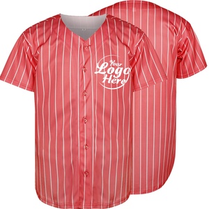 Camiseta de béisbol de manga corta personalizada con botones en la parte delantera Hip Hop Urban Wear - Product Image 6