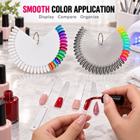 Présentoir à vernis à ongles en gros avec logo personnalisé, impression de marque privée, nuancier prêt à l'emploi, direct usine, expédition rapide, capsules d'entraînement