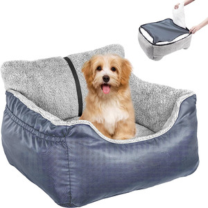 Cama de Transporte para Cães Lavável e Impermeável com Bolsos de Armazenamento para Viagens de Carro - Product Image 3