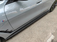 Kit carrosserie jupes latérales en fibre de carbone améliorées pour BMW Série 4 G26, kit d'amélioration léger pour les bords latéraux de la voiture, outils automobiles