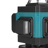 Niveaux laser automatiques infrarouges industriels de haute qualité 12/16 lignes 4D à lumière verte haute précision pour la pose de carreaux de sol