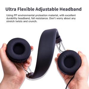 LINX Наушники накладные складные легкие проводные наушники AD09 Hi-Fi стерео с микрофоном - Product Image 2