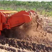 Machine de récolte de manioc à haut rendement en vente