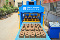 Machine automatique DF5-10 pour la fabrication de briques en terre cuite autobloquantes, briques de pavage, briques creuses en terre cuite, briques en terre rouge