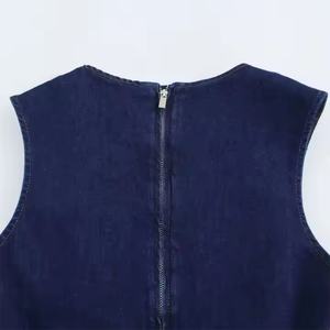 Nouvelle Robe Slim Tendance en Coton Vintage pour l'Été – Robe en Jean Personnalisée pour Femme - Product Image 5