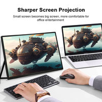 Monitor portátil de 18,5 pulgadas 1080P IPS FHD USB para monitor portátil móvil