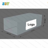 Capsule de tente de voiture gonflable portable en PVC gris