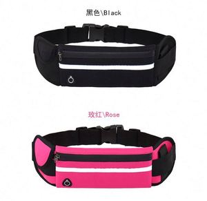 Neoprene Waterproof Durable Unisex Outdoor Sports Running Jogging Waist Bag Phone Waist <b>Belt</b> Pack Fitness <b>Elastic</b> Fanny Pack - Product Image 1