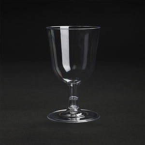 Gobelets <span class=keywords><strong>à</strong></span> <span class=keywords><strong>vin</strong></span> rouge jetables en <span class=keywords><strong>plastique</strong></span> transparent de qualité alimentaire 100 ml et 200 ml avec impression de logo personnalisé, pour champagne et fêtes - Product Image 2