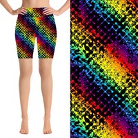 92% Polyester 8% Spandex Tissu Personnalisé Serpent Léopard Imprimé Taille Haute Vélo Shorts pour Femmes