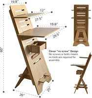 Bureau d'enseignement moderne et minimaliste en contreplaqué, réglable en hauteur électriquement sans vis, pour le bureau et l'école. Meubles de maison