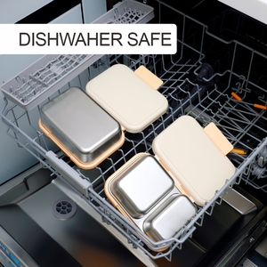 Lekfre Thiết Kế Mới Lật Top Thép Không Gỉ Bên Trong Hộp Ăn Trưa Đa Năng Thép Không Gỉ Bento Hộp Thực Tế Hộp Ăn Trưa - Product Image 5