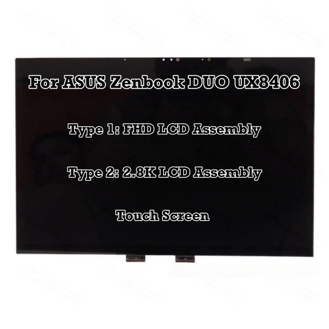 14'' For ASUS Zenbook DUO UX8406MA-PS79T LCD Touch Screen Assembly Replacement Panel