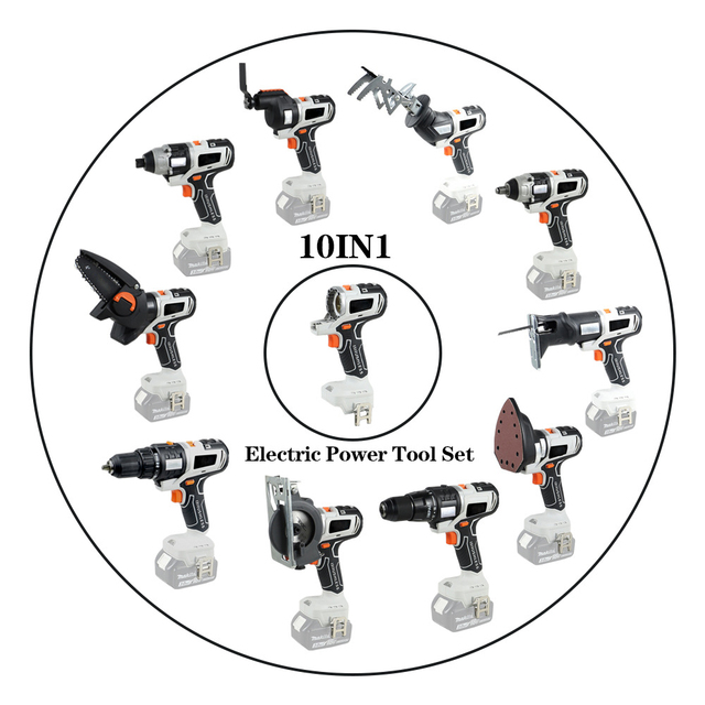 20V Multi-Functional Cordless Power Tools Combination Kit Professional Electric Drill Set With OEM Support
