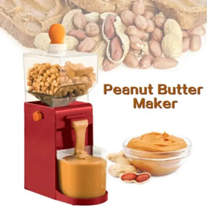 Máquina tahini de 220V para el hogar de alta calidad, máquina pequeña para hacer mantequilla de maní, Molinillo Eléctrico para salsa de nueces