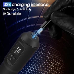 Tuffking, bolígrafo recargable inalámbrico profesional, batería de alta capacidad, juego de ametralladora de tatuaje OEM Digital para estudio de arte de tatuaje - Product Image 6