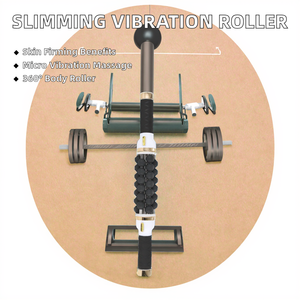 Rullo Portatile a Micro Vibrazione per Dimagrimento <span class=keywords><strong>Corpo</strong></span>, Alleviamento Dolori Muscolari e Miglioramento della Salute dei Piedi - Product Image 4