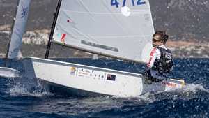 OP 2.3m <span class=keywords><strong>Velero</strong></span> Moderno Juvenil de Fibra de Vidrio con Consola Central para Competición y Entrenamiento Profesional - Product Image 4