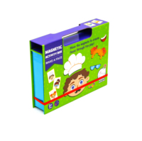 Jouets éducatifs personnalisés ODM/OEM, boîte d'activités magnétiques, faire des visages, jouets d'apprentissage pour enfants, éducatifs