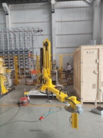 Manipulateur industriel à bras rigide, colonne mobile guidée sur rail, bouton poussoir, AC380V, pour l'entretien de machines CNC et le chargement de pièces, personnalisé CE