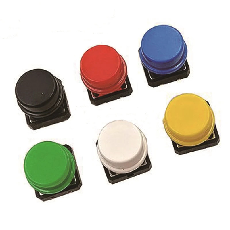 6PCS/lot 12X12MM <strong>Big</strong> key module <strong>Big</strong> <strong>button</strong> module Light touch switch module with hat High level output for <strong>usb</strong>