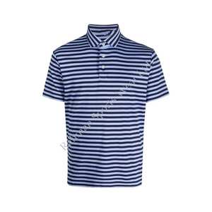Camisa Clásica a Rayas para Hombre, Tejido de Algodón Premium Transpirable con Cuello en Contraste, Estilo Náutico, Moda Casual de Verano - Product Image 1