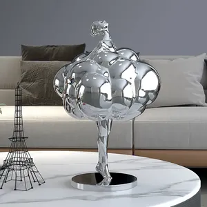 Scultura di Ballerina Personalizzata all'Ingrosso, Decorazione Artistica per Soggiorno, Ornamento Moderno da Scrivania, Arredamento per la Casa - Product Image 3