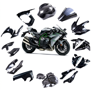 Kit de carénage complet en fibre de carbone sèche 3K léger et haute résistance pour Kawasaki Ninja H2 H2R 2015-2026 - Modification de moto - Product Image 1