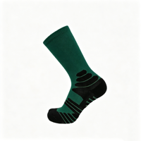 Chaussettes de sport pour hommes, absorbant les chocs, avec soutien de la voûte plantaire en maille respirante, chaussettes de course et d'entraînement