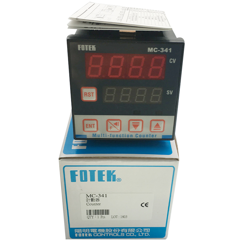 FOTEK MC-341 çıkış bir röle Diglts 4 Din 72*72 çok fonksiyonlu yukarı/aşağı sayaç