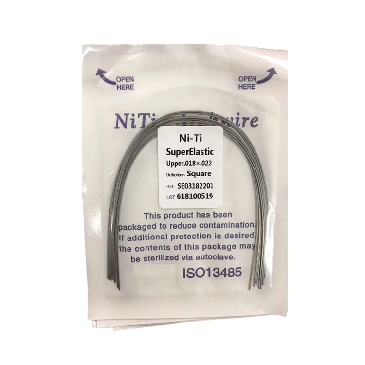 Fil d'arc dentaire niti, 1 unité, fil d'arc orthodontique pour supports de dents orthodontiques