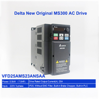 Variateur de fréquence Delta MS300 grande puissance 5,5 kW 220 V triphasé VFD25AMS23ANSAA, variateur AC compact pour l'automatisation industrielle