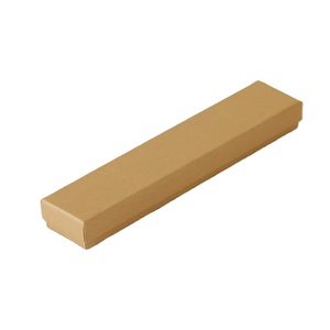 批发复古空首饰礼品盒，海绵填充哑光层压牛皮纸盒，定制尺寸 - Product Image 3