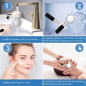 Globo Facial de Hielo de Acero Inoxidable, Bola de Masaje Refrescante para la Cara, Reduce la Hinchazón y las Bolsas Bajo los Ojos, Regalo de Belleza Personalizado - Product Image 4