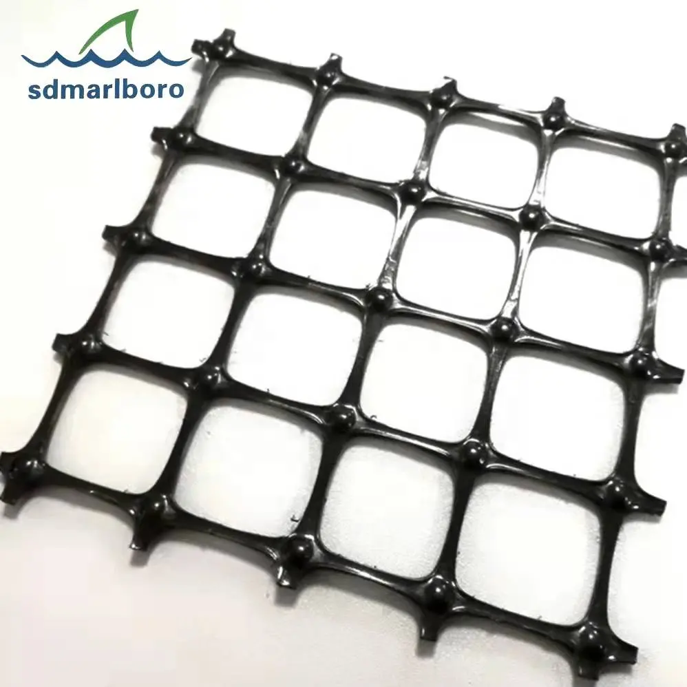 PP Geogrid reinforcement road construction pavement biaxial plastic geogrid