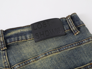 عرض ساخن: جينز رجالي من LOSTSHDWS بمقاسات كبيرة وتصميم فاخر مع تطريز - Product Image 6